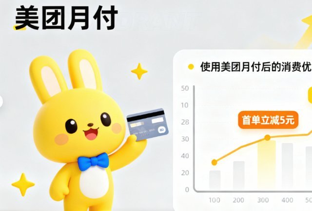 美团月付怎么套取现金的