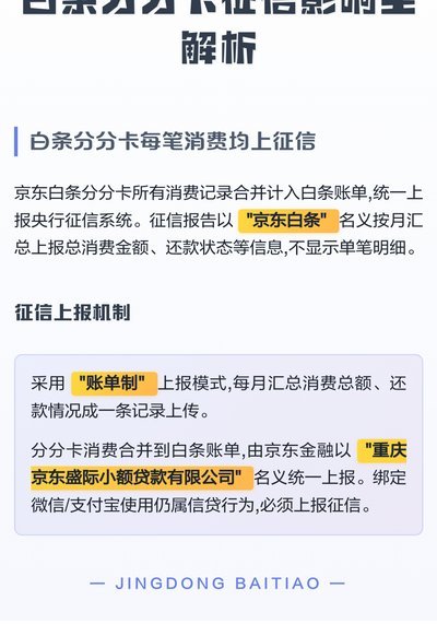 白条分分卡会留征信记录吗？