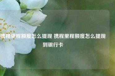 携程拿去花取现额度影响征信吗？